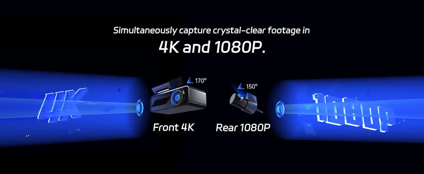 Pelsee P1 Duo 4K Dash Cam Details